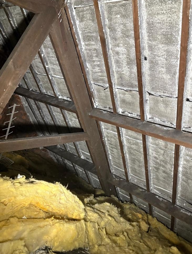 Old spray foam